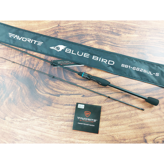 Спиннинг Favorite Blue Bird (2020) BB1-682SUL-S 2.04m 0.8-5g Ex.Fast, Модель: 2.04m 0.8-5g, фото , изображение 18