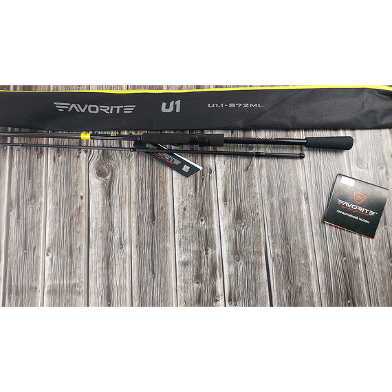 Спиннинг Favorite U1 872ML / 2.61m / 4-16g / Fast, Модель: 2.61m 4-16g, фото , изображение 9