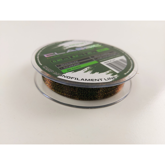 Жилка Brain Classic Carp Line 300m 0,30mm 8,8kg 20lb 3D camo, Диаметр: 0.30mm, Размотка: 300m, Выберите цвет: 3D camo, фото , изображение 7