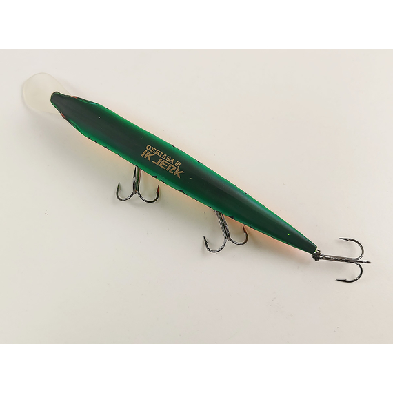 Воблер Imakatsu Gekiasa III IK Jerk 130SP 130mm 21.0g #45 Matt Hot Tiger, Колір воблера: 45 Matt Hot Tiger, фото , изображение 4