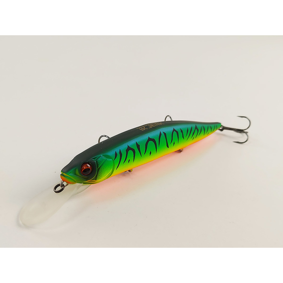 Воблер Imakatsu Gekiasa III IK Jerk 130SP 130mm 21.0g #45 Matt Hot Tiger, Колір воблера: 45 Matt Hot Tiger, фото , изображение 7