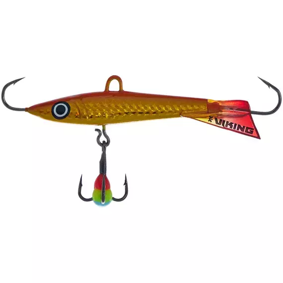 Балансир Viking Fishing Yeti Ice Jig 50mm 12.0g #08 Candle Flame, Розмір/Вага: 50мм/12г, Колір балансиру: #8 Candle Flame, фото 