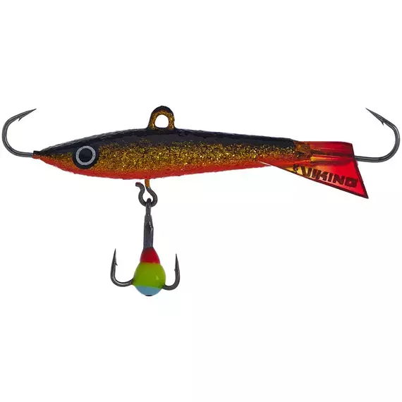 Балансир Viking Fishing Yeti Ice Jig 40mm 7.0g #10 Golden Dark, Розмір/Вага: 40мм/7г, Колір балансиру: #10 Golden Dark, фото 