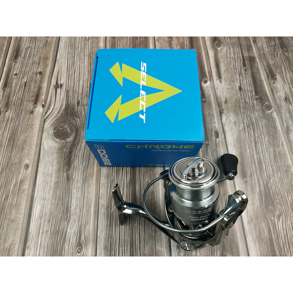 Котушка Select Chrome 2500S (6+1 підшипник) — спінінгова з низькопрофільною шпулею, збалансована модель для спінінга, Розмір шпулі: 2500S, фото , изображение 9