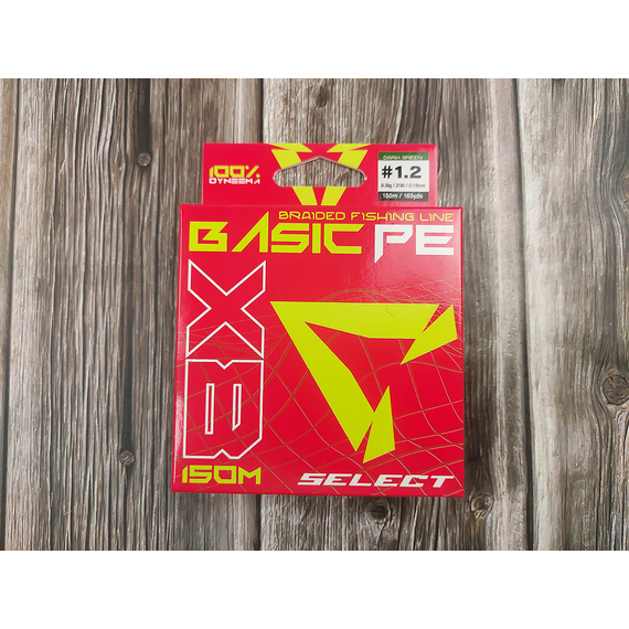 Шнур Select Basic PE 8x 150m (темн-зел.) #1.2/0.16mm 20lb/9.3kg, Діаметр: 0.16mm, Розмотування: 150m, Колір: темно-зелений, фото , изображение 5
