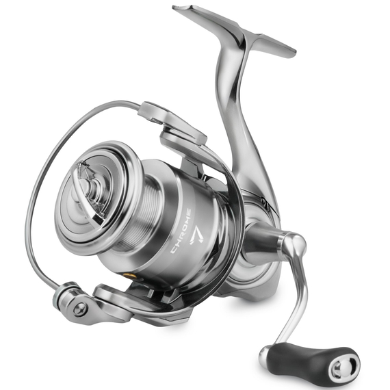Катушка Select Chrome 2500 (6+1 подшипник) — спиннинговая универсальная, легкий ход., Размер шпули: 2500, фото 