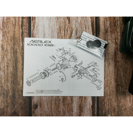 Котушка Shimano Aerlex 10000 XTB SPOD (2+1 підшипник) — сподовий Big Pit для далекого закидання, Розмір шпулі: 10000SP, фото , изображение 15