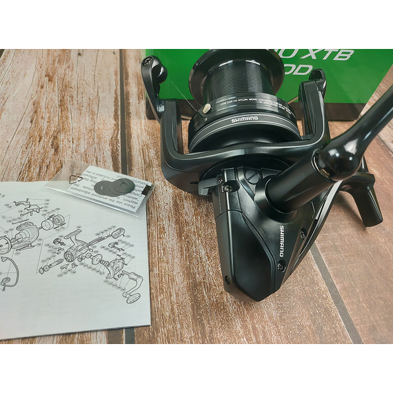 Котушка Shimano Aerlex 10000 XTB SPOD (2+1 підшипник) — сподовий Big Pit для далекого закидання, Розмір шпулі: 10000SP, фото , изображение 12