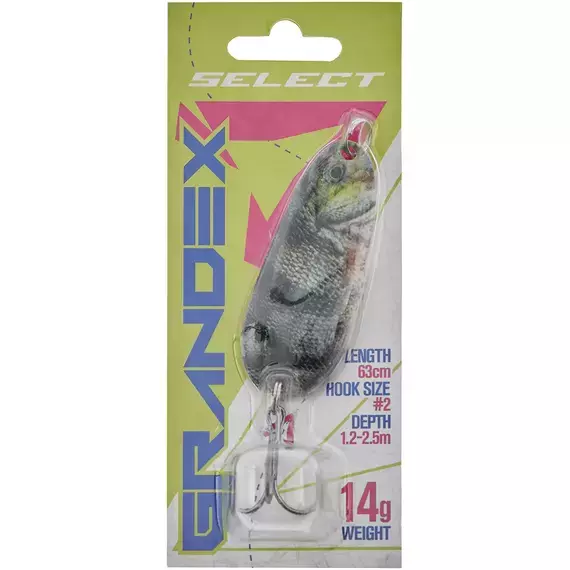 Мормышка Select Grandex 14.0g 63mm S49, Вес: 14г, Цвет блесны: S49, фото , изображение 2