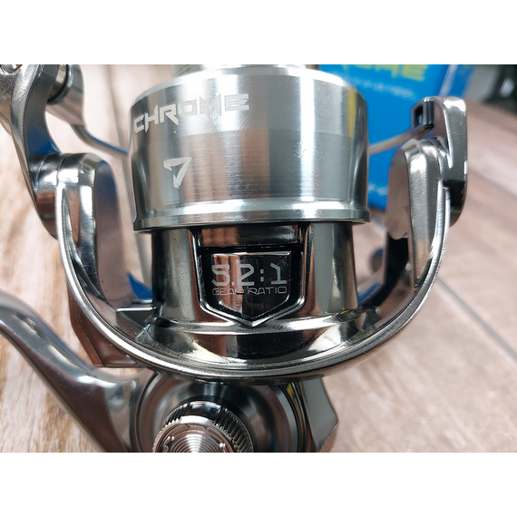 Катушка Select Chrome 2500 (6+1 подшипник) — спиннинговая универсальная, легкий ход., Размер шпули: 2500, фото , изображение 11