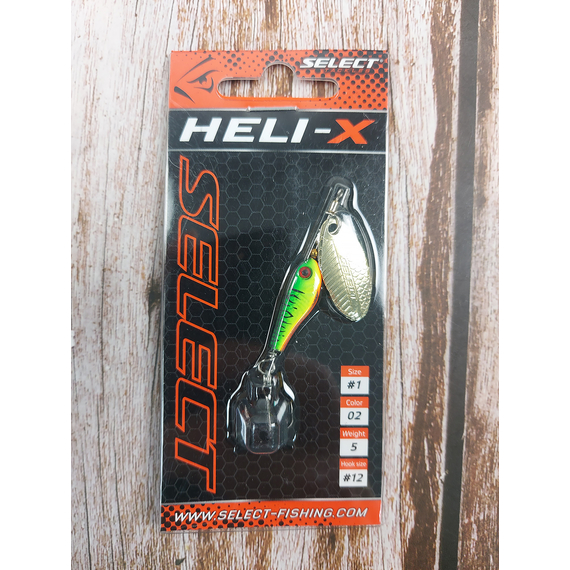 Блешня Select Heli-X No1 5.0g #02, Вага блешні: 5г, Колір блешні: 02, фото , изображение 7