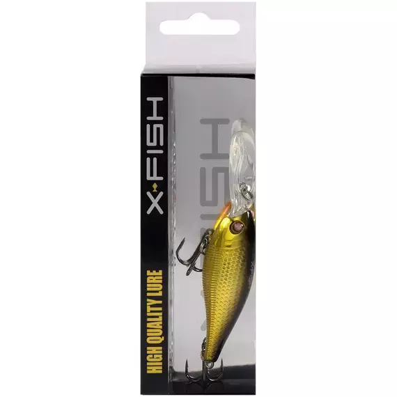 Воблер X-Fish Beaver 60F 60mm 8.5g #035 (1.5-2.0m), Розмір/Вага: 60mm/8.5g, Колір воблера: 035, фото , изображение 2