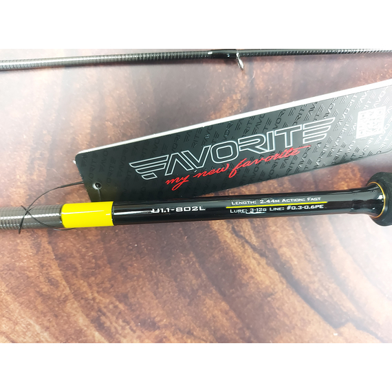 Спінінг Favorite U1 802L / 2.44m / 3-12g / Fast, Модель: 2.44m 3-12g, фото , изображение 11
