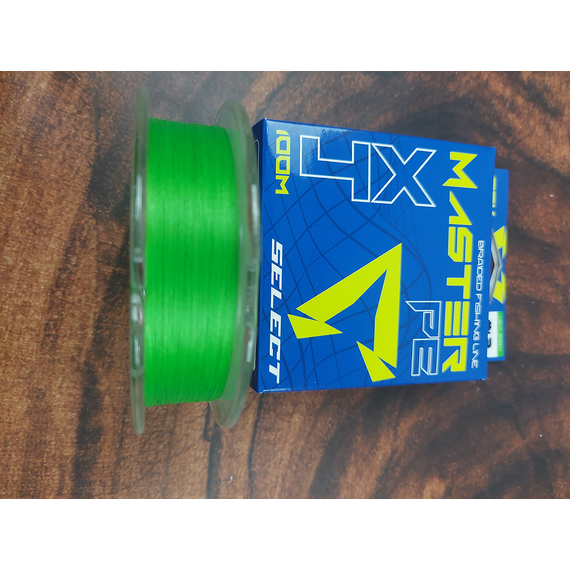 Шнур Select Master PE 100m (салат.) #1.2/0.16mm 42lb/19kg, Діаметр: 0.16mm, Розмотування: 100m, Колір: салатовий, фото , изображение 8