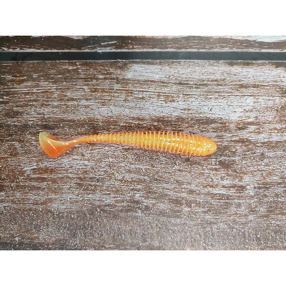 Силікон Keitech Swing Impact 3.5" (8 шт/упак), колір:pal#04 sun shine lemon, Довжина силікону: 3.5" (8.9 см), Колір силікону: PAL#04 Sun Shine Lemon, фото , изображение 8