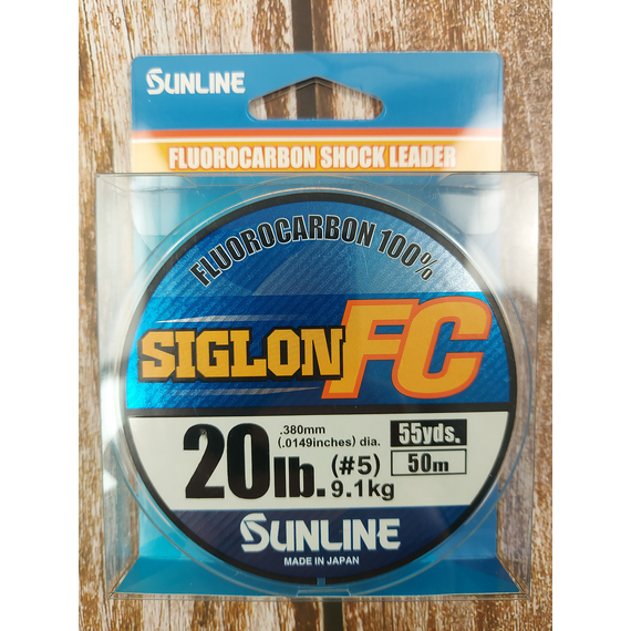 Флюорокарбон Sunline Siglon FC 50m 0.38mm 9.1kg поводковый, Диаметр: 0.380, фото , изображение 2