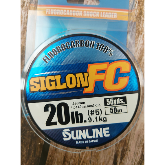 Флюорокарбон Sunline Siglon FC 50m 0.38mm 9.1kg поводковый, Диаметр: 0.380, фото , изображение 4