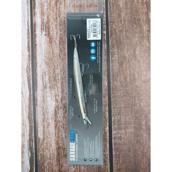 Воблер Savage Gear Sandeel Jerk Minnow S 175mm 29.0g Basic Atherina, Розмір/Вага: 175мм/29г, Колір воблера: Basic Atherina, фото , изображение 3