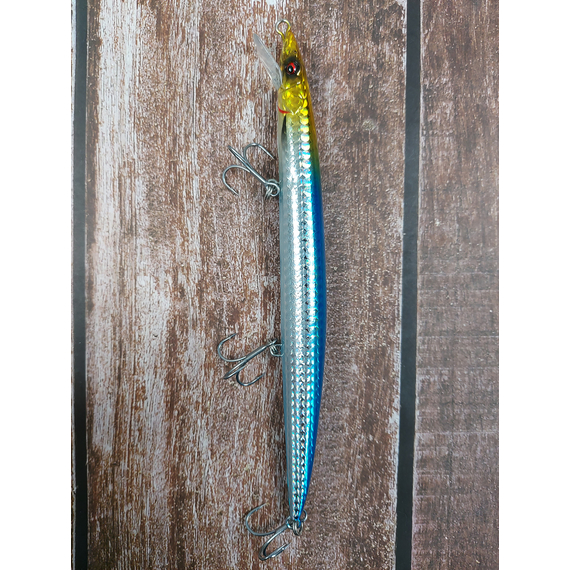 Воблер Savage Gear Sandeel Jerk Minnow S 175mm 29.0g Basic Atherina, Розмір/Вага: 175мм/29г, Колір воблера: Basic Atherina, фото , изображение 5