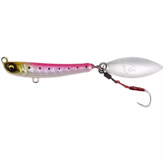 Тейл-спінер Megabass Makippa 3.0g Pink Iwashi, Вага блешні: 3г, Колір блешні: Pink Iwashi, фото 