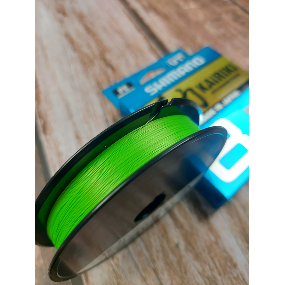 Шнур SHIMANO KAIRIKI 8 PE 150m 0.13mm 8.2kg салатовий (Japan), Діаметр: 0.13mm, Розмотування: 150m, Колір: салатовий, фото , изображение 11