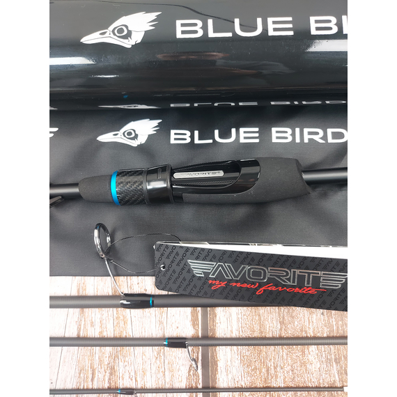 Компактный спиннинг Favorite Blue Bird Compact 764UL-T / 2.30m / 1-7g / Fast (вершинка tubular) + тубус в комплекте, Модель: 2.30m 1-7g, фото , изображение 10