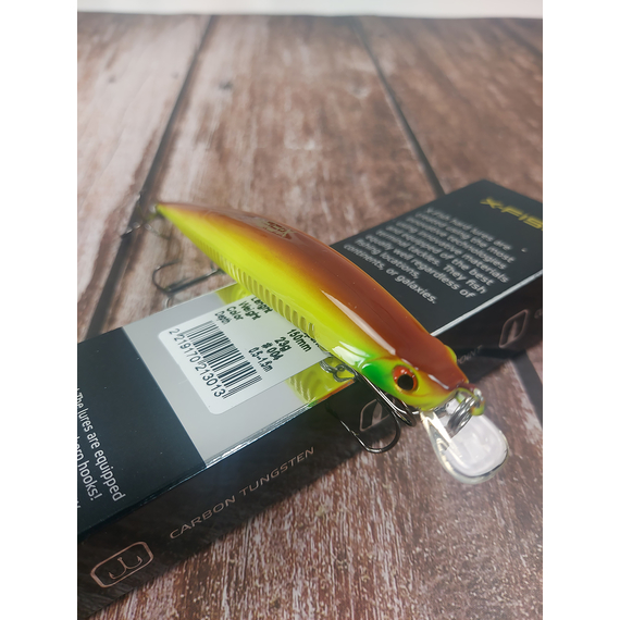 Воблер X-Fish Bigboy 150SP 150mm 23g #004 (0.5-1.5m), Розмір/Вага: 150mm/23g, Колір воблера: 004, фото , изображение 7