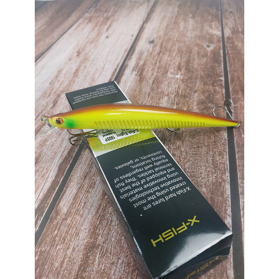 Воблер X-Fish Bigboy 150SP 150mm 23g #004 (0.5-1.5m), Розмір/Вага: 150mm/23g, Колір воблера: 004, фото , изображение 8