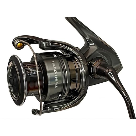 Котушка Shimano Twin Power FE 4000 PG (2024), підшип: 9+1, перед. число: 4.4:1, Розмір шпулі: 4000PG, фото , изображение 6