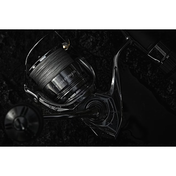 Котушка Shimano Twin Power FE 4000 PG (2024), підшип: 9+1, перед. число: 4.4:1, Розмір шпулі: 4000PG, фото , изображение 11