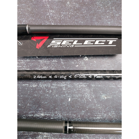 Компактний спіннінг Select Ritmix Travel 806ML-T 2.44m 4-16g Fast (6 част.), з чохлом та тубусом в комплекті, Модель: 2.44m 4-16g, фото , изображение 8