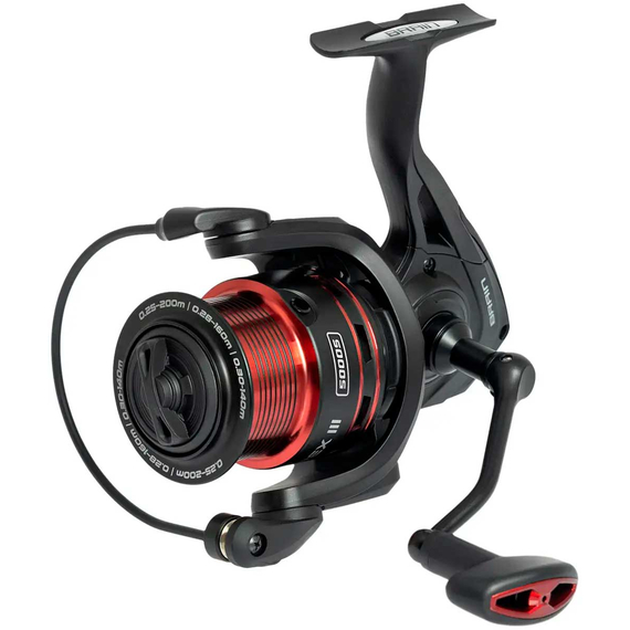 Котушка Brain Apex III Feeder 5000S / 5+1 підшипник / 4.9:1 — фідерна, металева шпуля, Розмір шпулі: 5000S, фото 