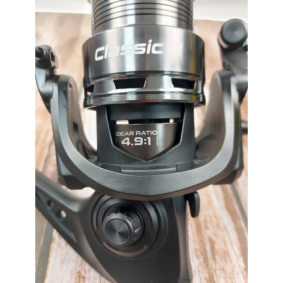 Котушка Brain Classic III Feeder 5000 / 4+1 підшипник / 4.9:1 — фідерна, металева шпуля, Размер шпули: 5000S, фото , изображение 8