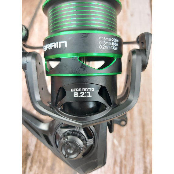Катушка Brain Phantom Match/Bolo 4000 (9+1 подшип.), двойная ручка, 6.2:1, Размер шпули: 4000 DH, фото , изображение 10