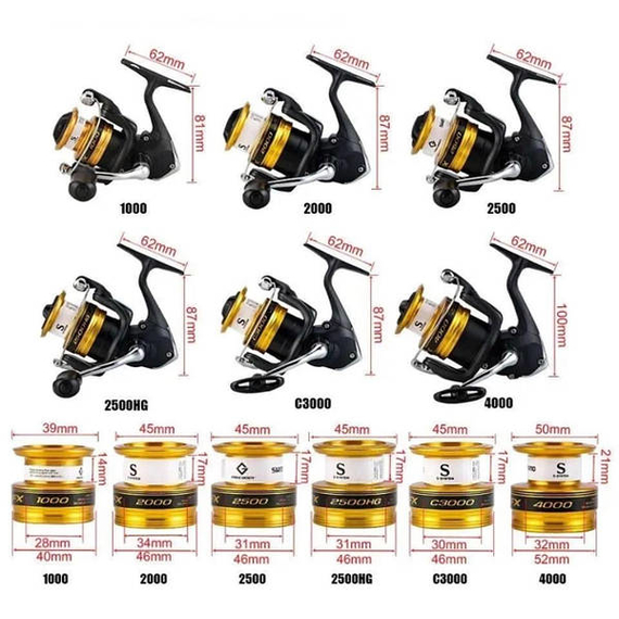 Катушка Shimano FX 2500 FC (2+1 подшипник, 5.0:1) – спиннинговая, надежная бюджетная модель, Размер шпули: 2500, фото , изображение 10