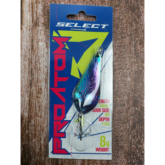 Блешня Select ProAtom 8.0g 54mm #14, Вага блешні: 8г, Колір блешні: 14, фото , изображение 3