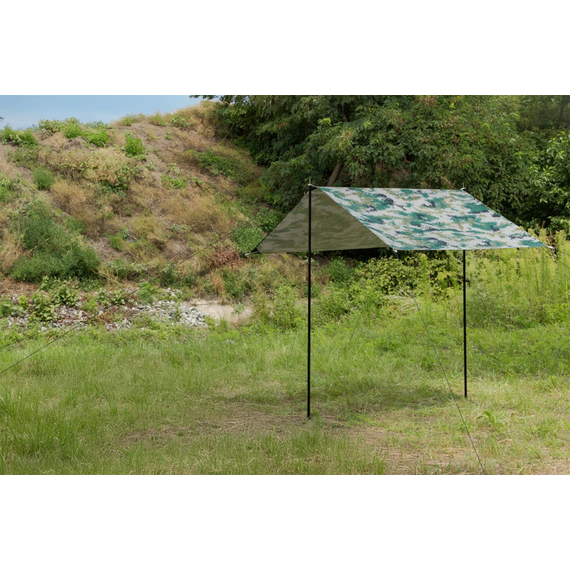 Тент туристичний Skif Outdoor Shield 200х150см (камуфляж) — компактний захист від дощу та сонця, Колір: Camo, Розмір: 200х150см, фото , изображение 3