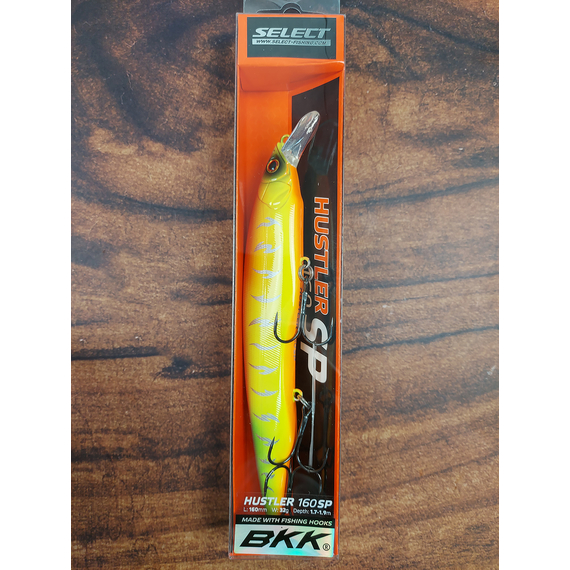 Воблер Select Hustler 160SP 160mm 32.0g #03 (1.7-1.9m), Розмір/Вага: 160mm/32g, Колір воблера: col.03, фото , изображение 2