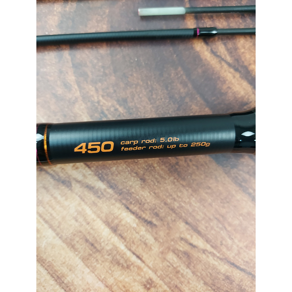 Карп-фідер Brain Apex Double 4.5m 5.0lbs/max 250g, Модель: 4.5m 250g, фото , изображение 14