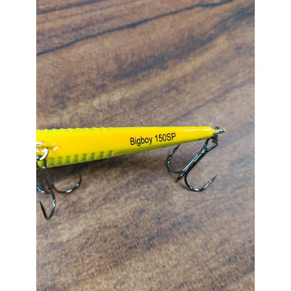 Воблер X-Fish Bigboy 150SP 150mm 23g #050 (0.5-1.5m), Розмір/Вага: 150mm/23g, Колір воблера: 050, фото , изображение 8