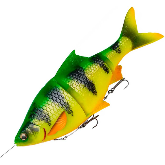 Силикон Savage Gear 4D Line Thru Roach SS 180mm 80.0g Firetiger (поштучно), Длина силикона: 180mm, Расцветка силикона: Firetiger, фото 