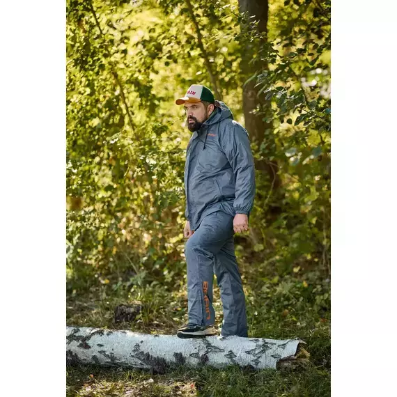 Дождевой костюм Brain Rain Suit серый (S) — защита от дождя и ветра., Размер: S, фото , изображение 2