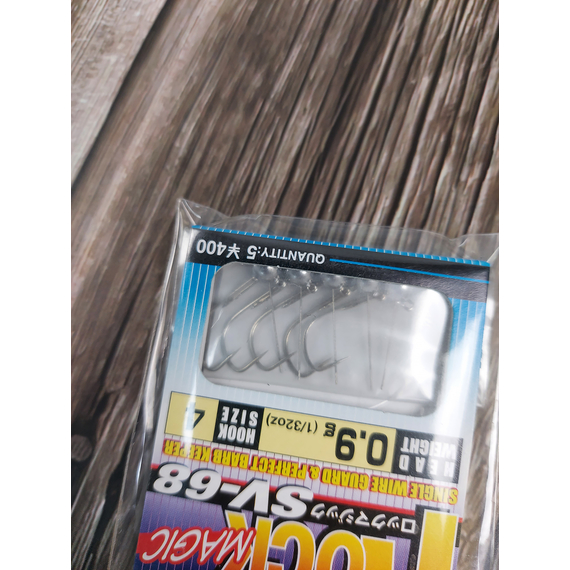 Джиг головка Decoy Rock Magic SV-68 #4 0.9 g (5 шт/уп), фото , изображение 5