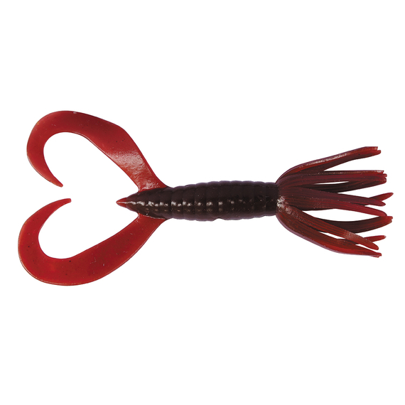 Силикон Keitech Little Spider 3.5" (5 шт/упак), цвет:006 cola, Длина силикона: 3.5" (8.9 см), Расцветка силикона: 006 Cola, фото 