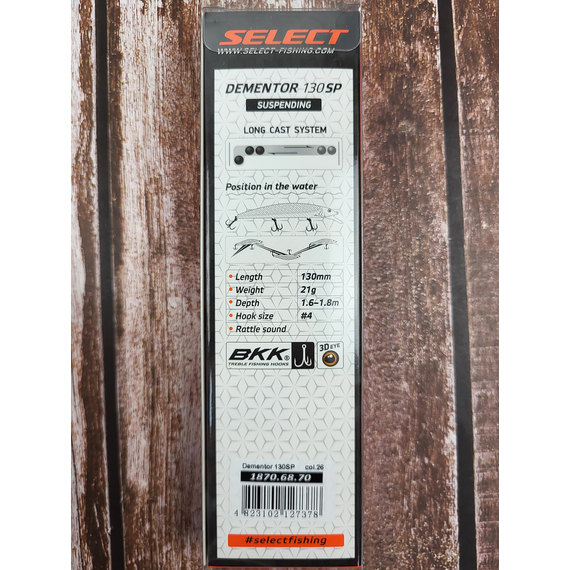 Воблер Select Dementor 130SP 130mm 21g #26 (1.6-1.8m), Колір воблера: 26, фото , изображение 3