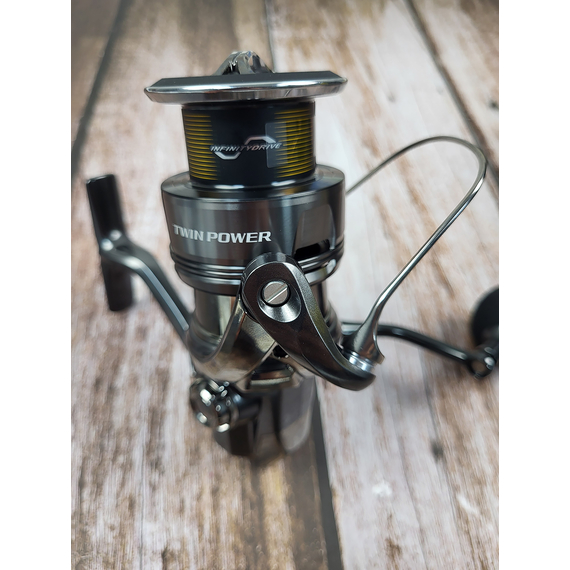 Котушка Shimano Twin Power FE 4000 PG (2024), підшип: 9+1, перед. число: 4.4:1, Розмір шпулі: 4000PG, фото , изображение 18