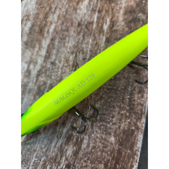 Воблер Jackall MagSquad 128SP 128mm 21.0g Mat Chart, Розмір/Вага: 128мм/21г, Колір воблера: Mat Chart, фото , изображение 6