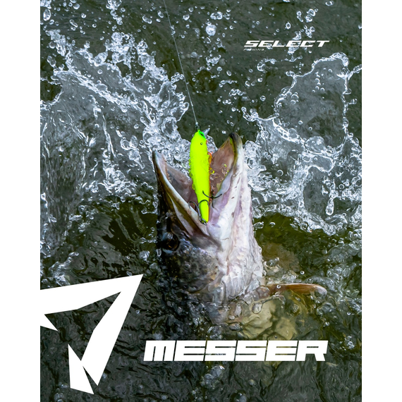 Воблер Select Messer 115SP 115mm 16.0g #01 (1.5-1.8m), Колір воблера: 01, фото , изображение 2