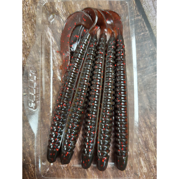 Силікон Select Freek Slim 4" col.103 (5 шт/пак), Довжина силікону: 4.0" (10.16 см), Колір силікону: 103, фото , изображение 6