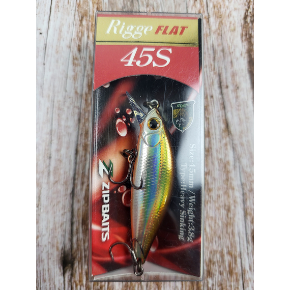Воблер ZipBaits Rigge Flat 45S 45мм 3.8g #223, Размер/Вес: 45мм/3.8г, Цвет воблера: 223, фото , изображение 2